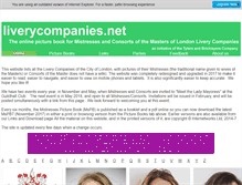 Tablet Screenshot of liverycompanies.net